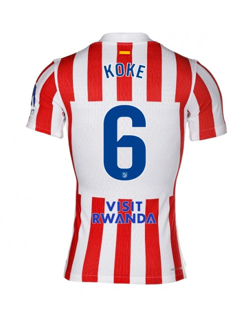 Atletico Madrid Koke #6 Replika Hemmakläder 2025-26 Kortärmad Atletico Madrid Koke #6 Replika Hemmakläder 2025-26 Kortärmad
